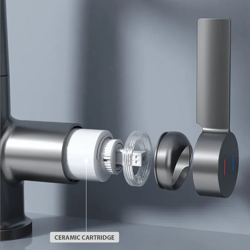 DecorBites™ Digital Display Basin Faucet with Temperature Control