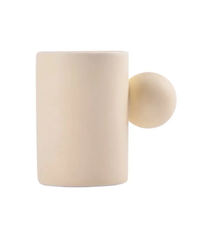 DecorBites™ Cotton Candy Ceramic Cup & Saucer Set for Coffee, Tea, Milk, Juice