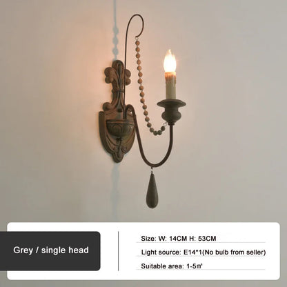 DecorBites™ Country French Wall Lamp for Retro Living Room Bedroom Decor