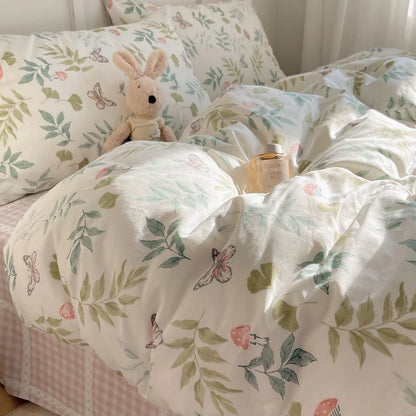 DecorBites™ Cotton Cartoon Printed Bedding Set for All Seasons