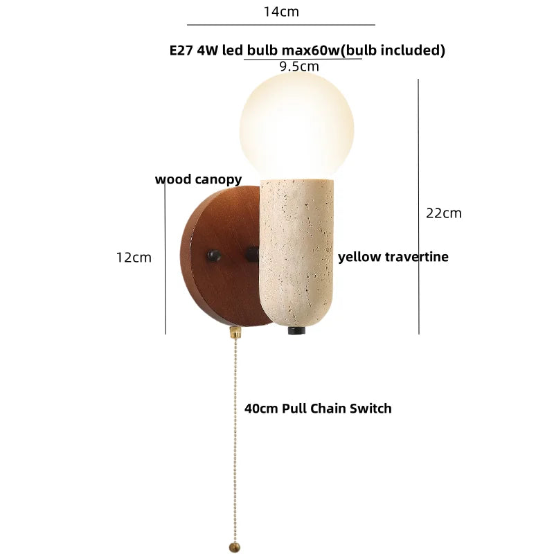 White Glass Wall Lamp Japanese Style Foyer