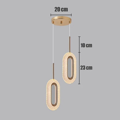 DecorBites™ LED Pendant Chandelier for Dining Room Restaurant Bar Art Decor Lamps