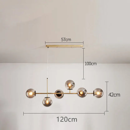 DecorBites™ Glass Ball Pendant Lamps for Home Decor and Lighting Fixtures