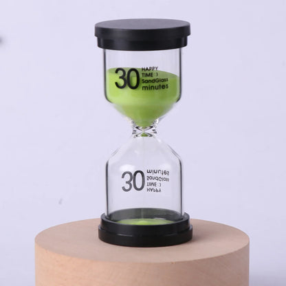 DecorBites™ Kids 30-Minute Hourglass Sand Timer for Homework, Cleaning Teeth, 7 Colors