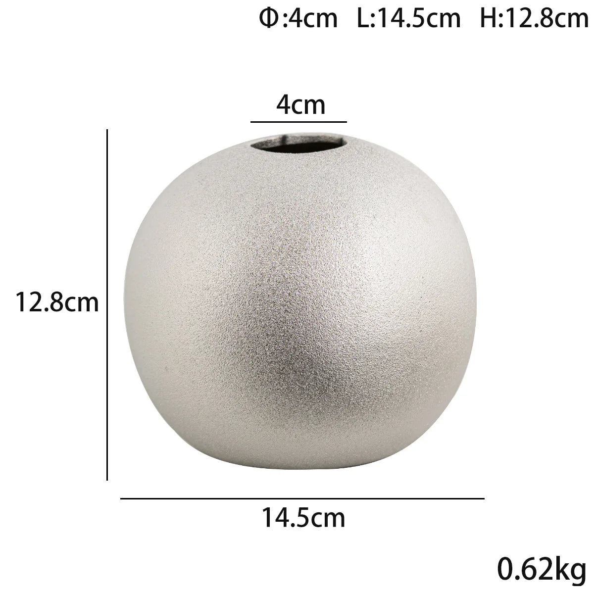 DecorBites™ Geometric Gold & Silver Vase for Chic Flower Arrangements & Home Decor