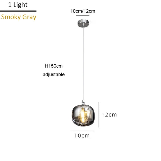DecorBites™ Crystal LED Chandelier for Home Decoration and Modern Lighting