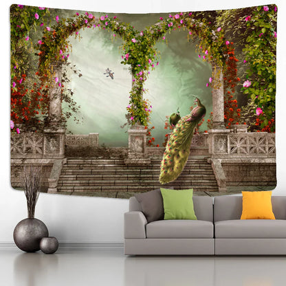 DecorBites™ Garden Tapestry: Natural Scenery Bohemian Wall Hanging for Home Decor