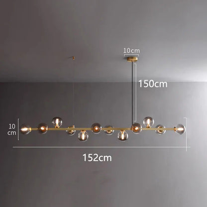 DecorBites™ LED Pendant Chandeliers for Modern Living and Dining Room Lighting