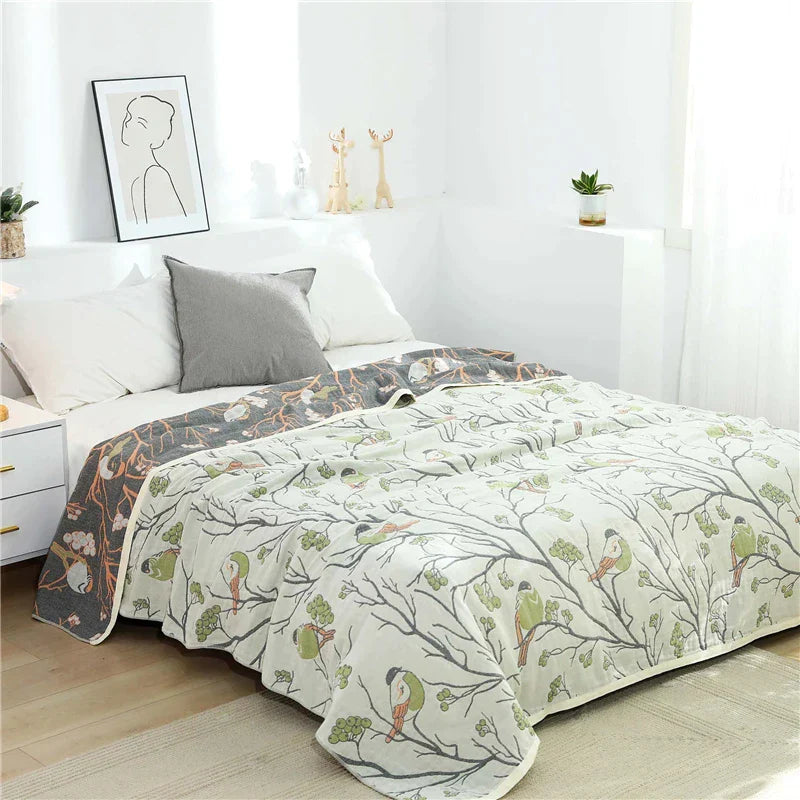 Floral Cotton Bedspread