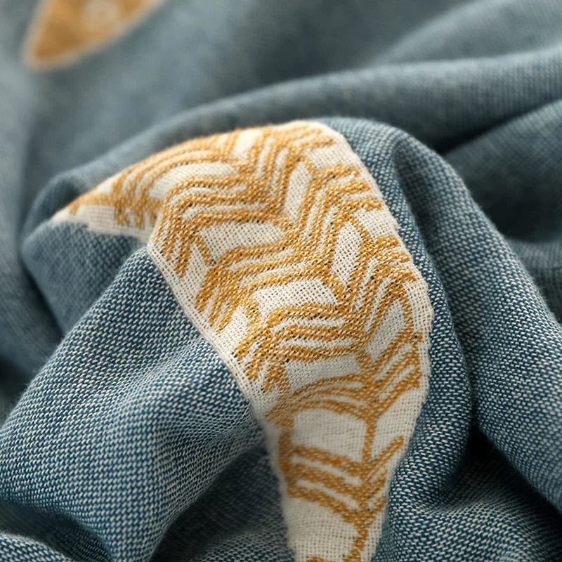 Cotton Fish Gauze Blanket