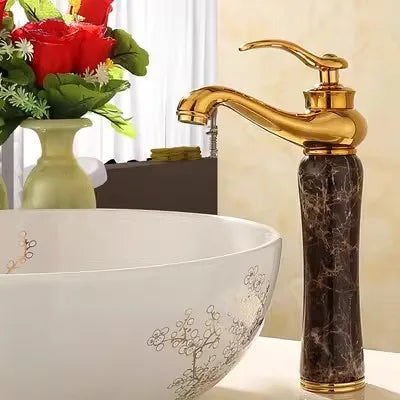 Gold Jade Brass Faucet