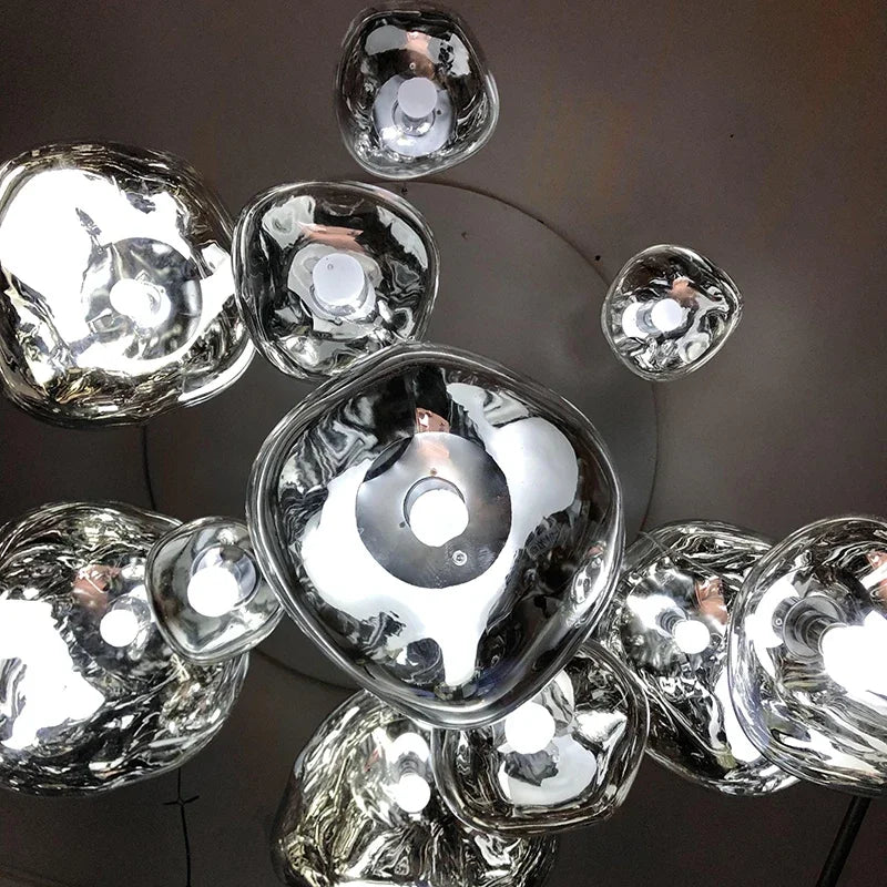 Glass Lava LED Pendant Light