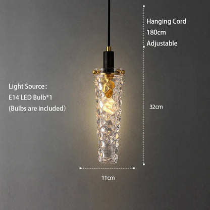 DecorBites™ Crystal LED Ceiling Chandelier: Modern Trendy Bedroom Pendant Light