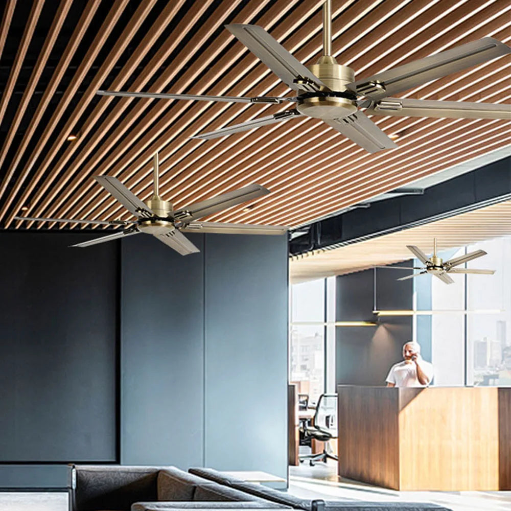 Steel 6-Blade Ceiling Fan