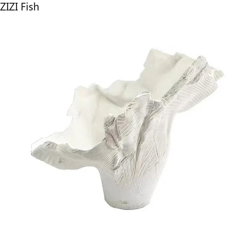 DecorBites™ Irregular Shape Vase: Abstract Desk Decoration for Aesthetic Room Decor