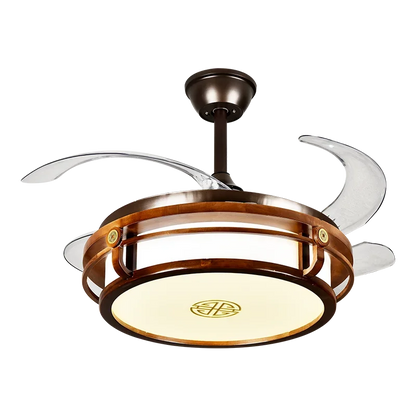 DecorBites™ LED Fan Lights with Remote Control, Modern Eco-Friendly Design, Sustainable Metal Body