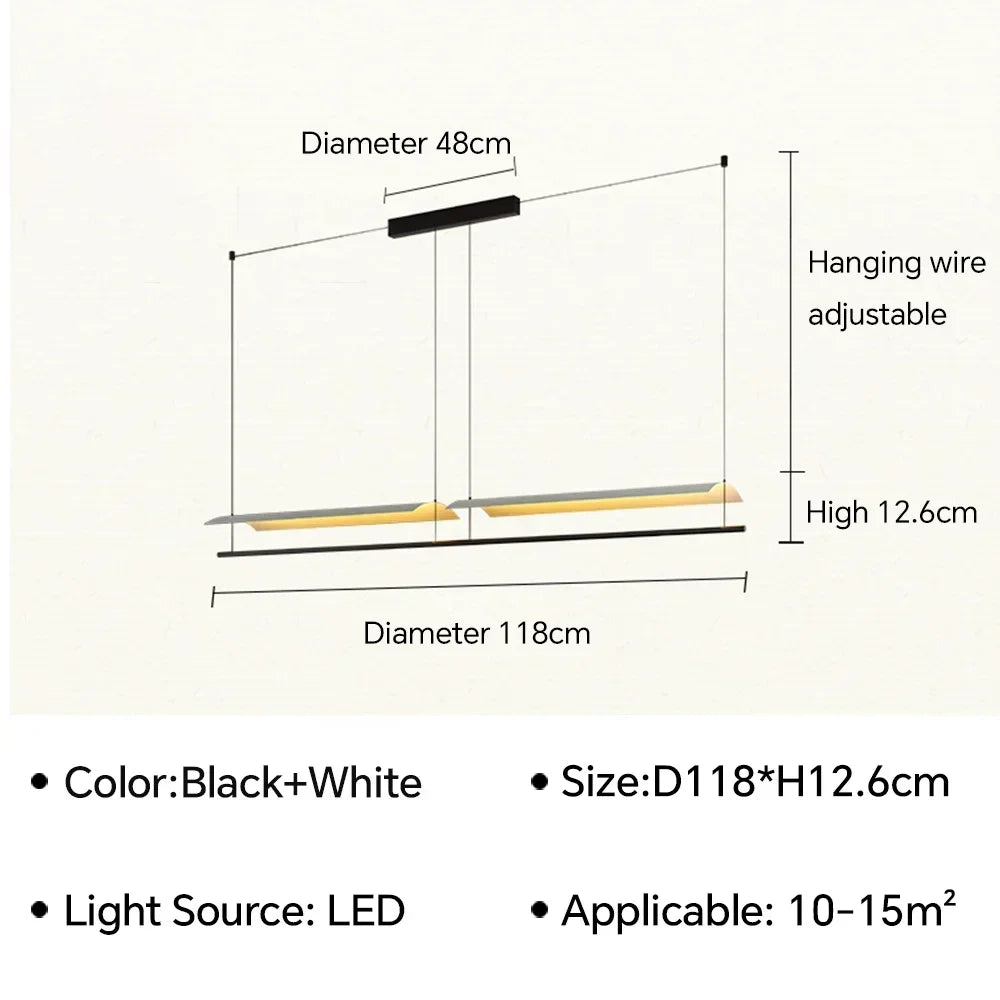 Brushed Steel LED Pendant