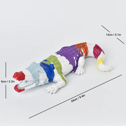 DecorBites™ Crocodile Resin Sculpture Desk Decoration: Creative Ornaments for Aesthetic Home Decor