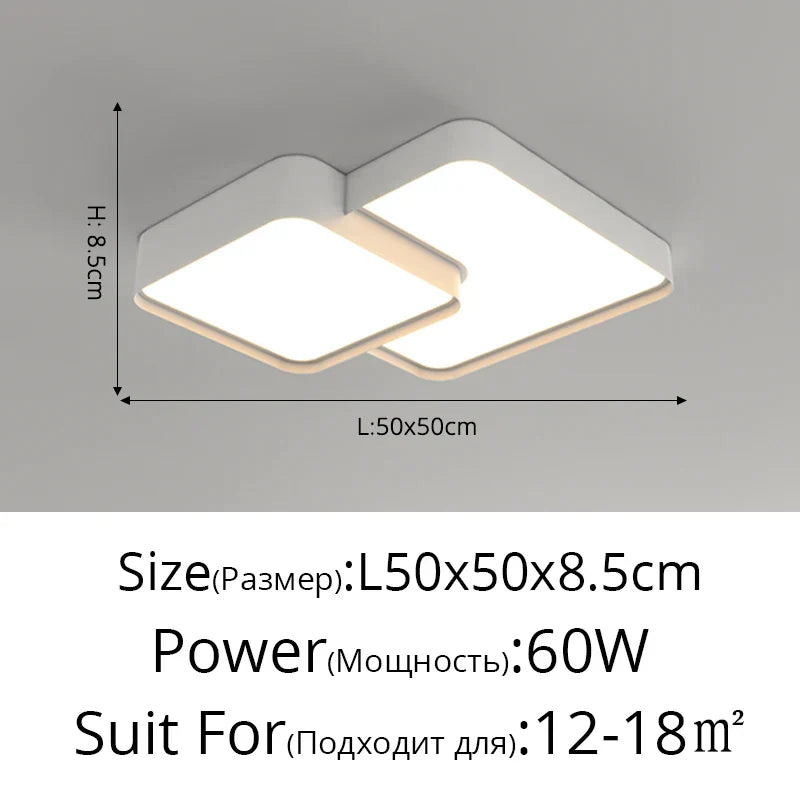 Acrylic LED Modern Chandelier