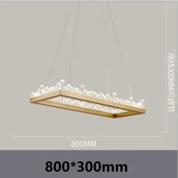 DecorBites™ Crystal LED Pendant Lights: Modern Gold Black Industrial Lamp for Stylish Illumination