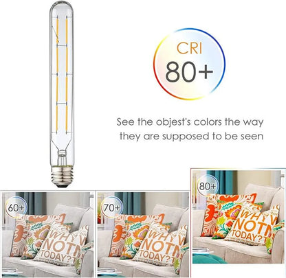 DecorBites™ LED Filament Tubular Edison Bulb 6000K T10 T185 T225 T30 T300 4W 6W 8W