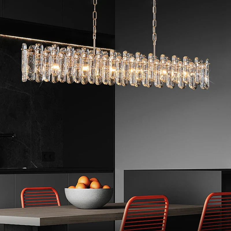 DecorBites™ Crystal Dimmable Pendant Light Luminaire for Living Room Bedroom