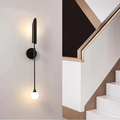 DecorBites™ Golden Luxury Wall Light for Elegant American Style Interior
