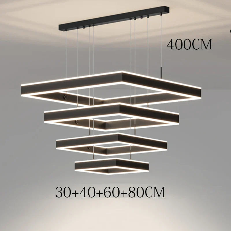 DecorBites™ LED Chandeliers Pendant Light Lamps for Living & Dining Room