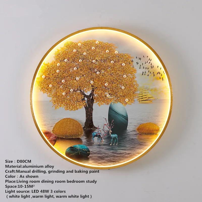 LED Fishes Wall Sconce