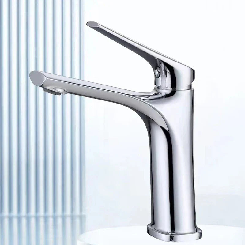 Chrome Black Sink Faucet