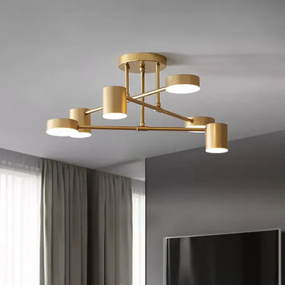 DecorBites™ LED Ceiling Chandelier: Modern Light Fixture for Living Room, Bedroom, Hall - Indoor Home Decor