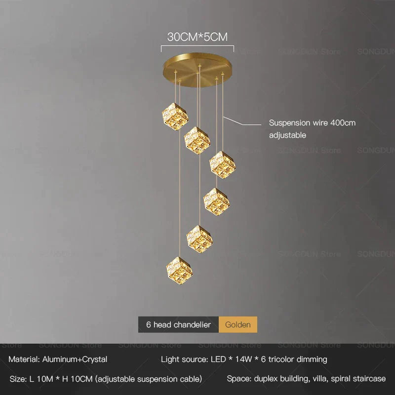 DecorBites™ Crystal Bedside Chandelier Wall Light for Designer Living Room and Hotel Bedroom
