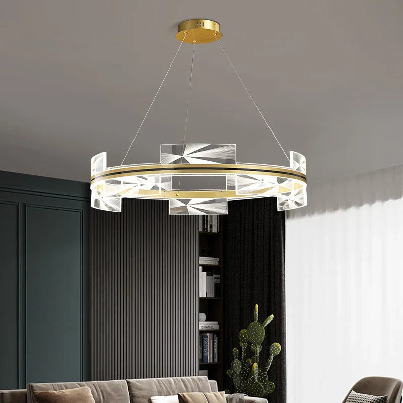 DecorBites™ Gold LED Pendant Lights Modern Living Room Dining Kitchen Bar Decor Lighting