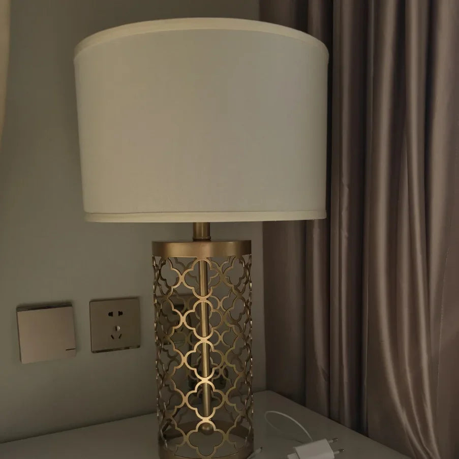 Gold Iron Desk Lamp