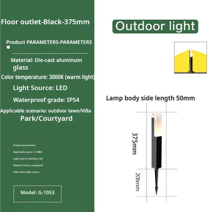 DecorBites™ LED Lawn and Courtyard Lights for Garden Villa Park Landscaping