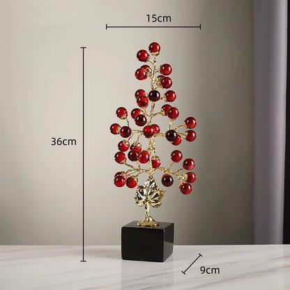 DecorBites™ Grape Vine Metal Sculpture Handicraft Home Decor Figurine