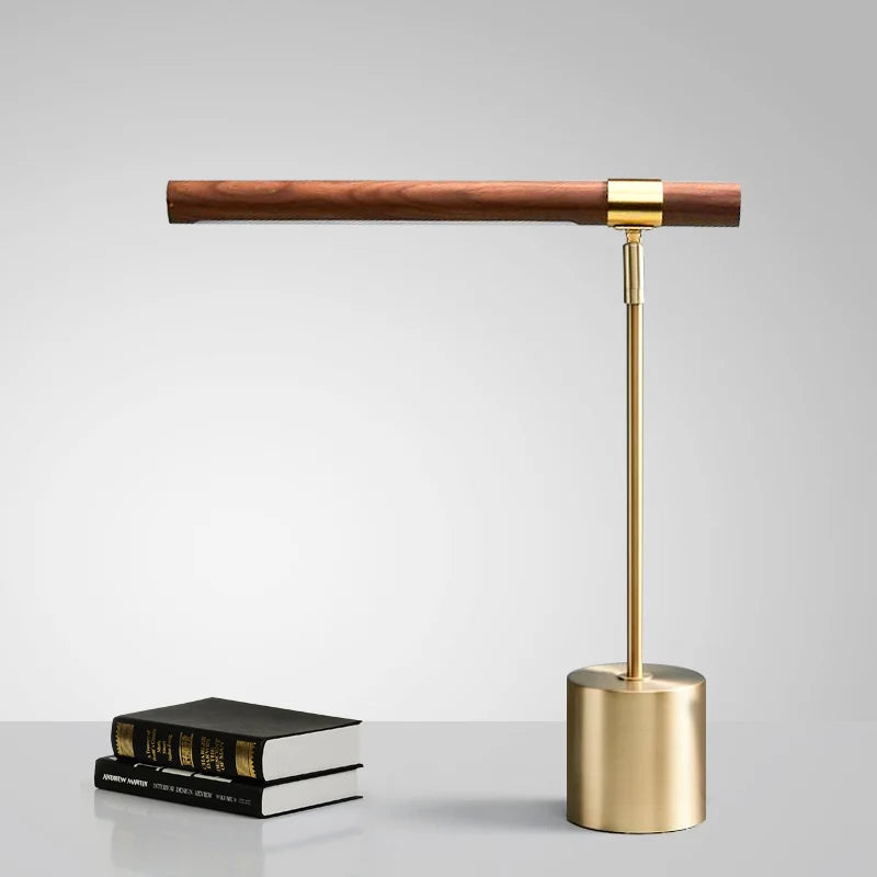 Wood Vertical Floor Lamp