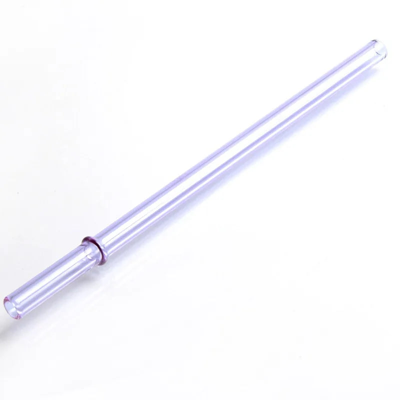 DecorBites™ Glass Straws: Reusable Heat-Resistant Long Drinking Straws, Wholesale for Milk Tea