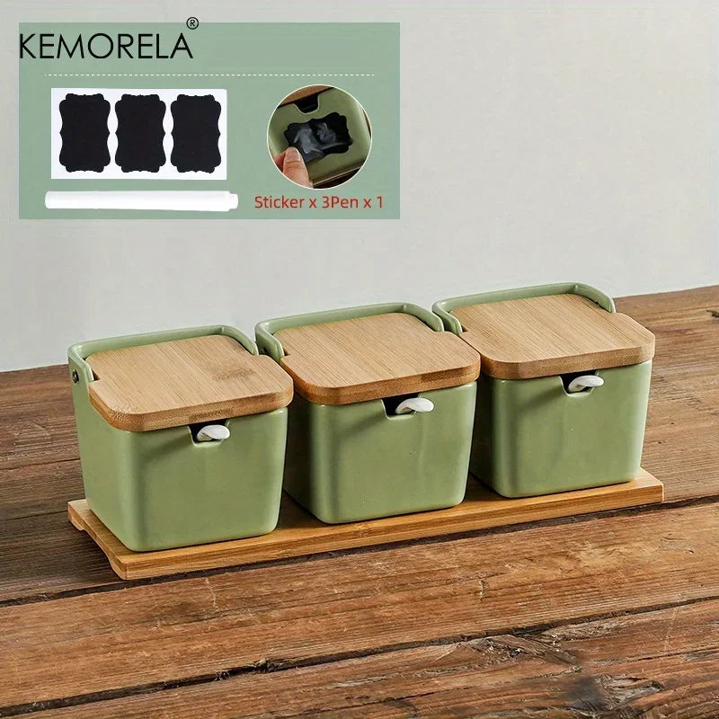 Ceramic Retro Seasoning Set