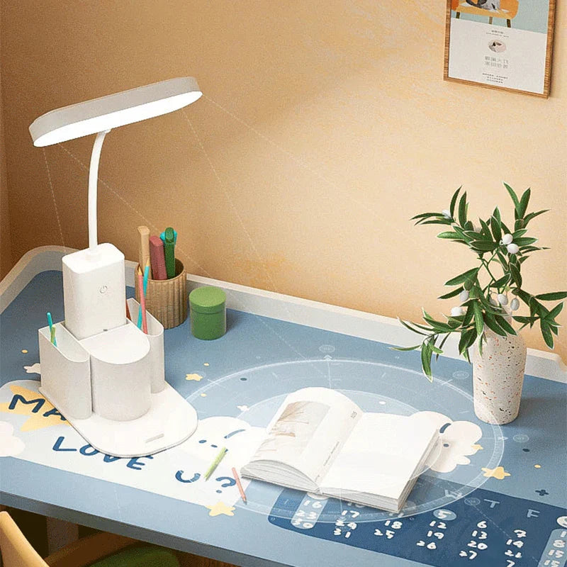DecorBites™ Dimmable LED Desk Lamp | Rechargeable Touch Night Light | Eye-Care Foldable Table Lamp