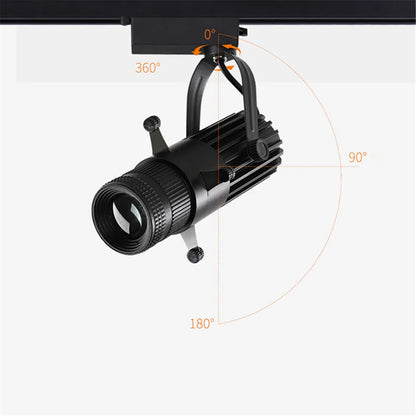 DecorBites™ Adjustable LED Track Spotlights for Art Gallery Church Museum, Square Shape