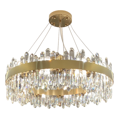 DecorBites™ Crystal Chandelier: Post-Modern High-End Luxury for Living Room, Bedroom, and Restaurant