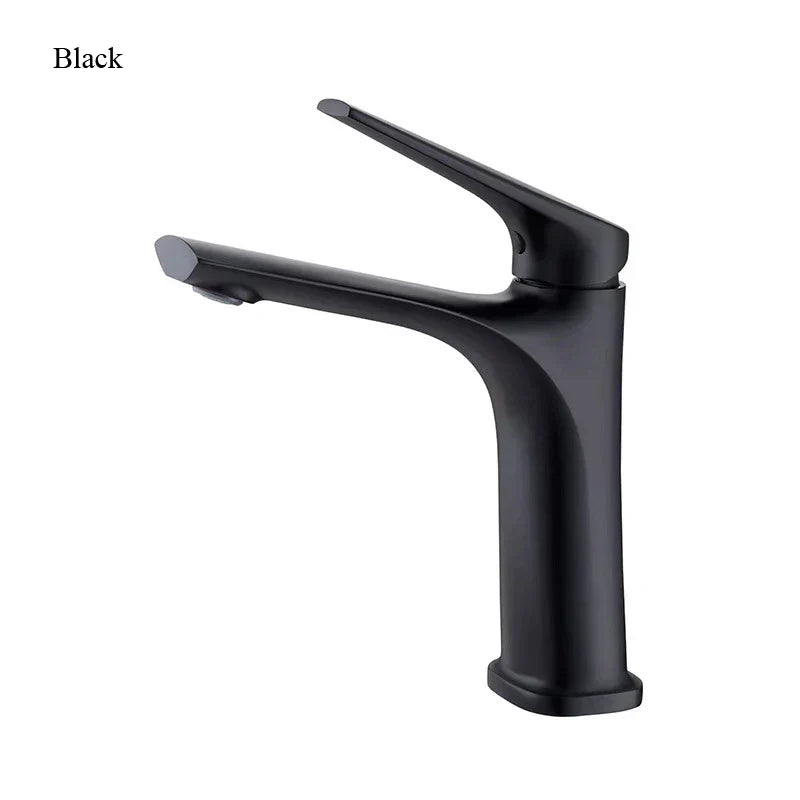 Chrome Black Sink Faucet