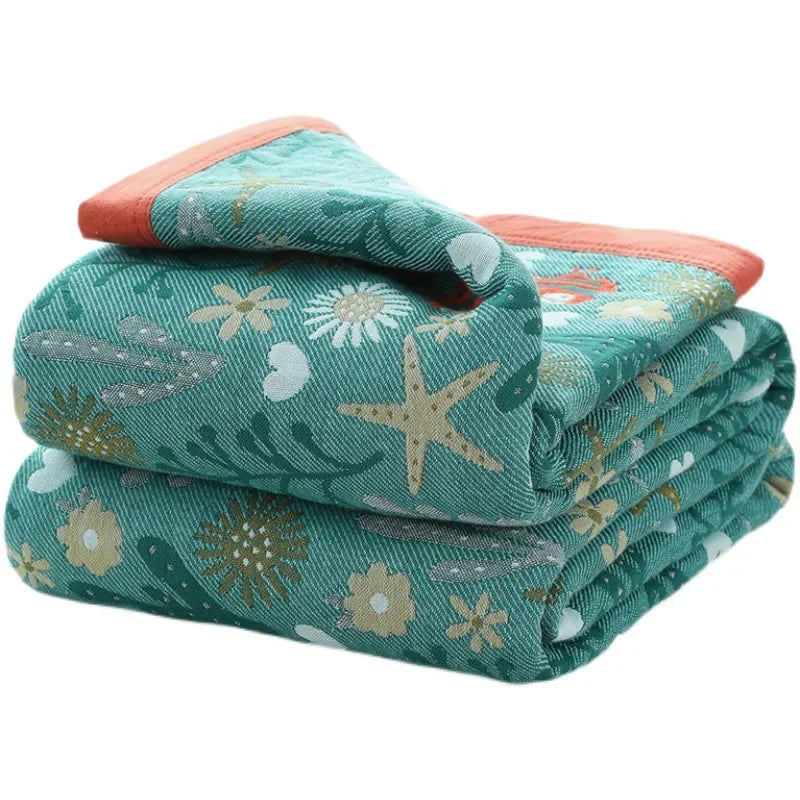 Cotton Gauze Boho Quilt