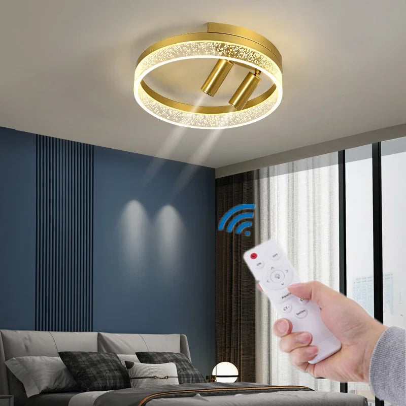 Gold Dimmable Ceiling Light