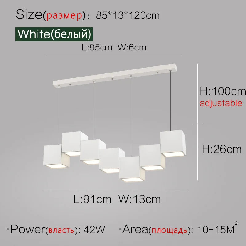 DecorBites™ Geometric Dining Room Pendant Lights: Modern Design for Bar & Office Tables