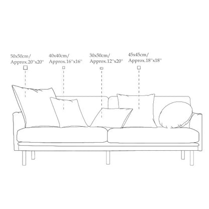 DecorBites™ Luxe Decor Cushion Cover Collection - High Quality Sofa Pillowcase for Living Room