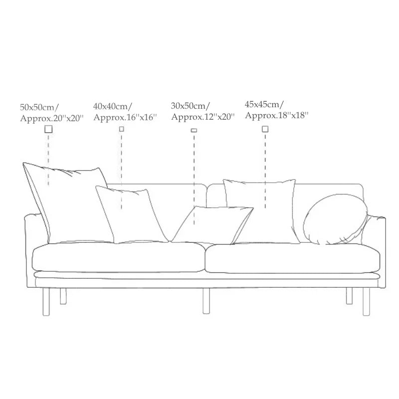 Polyester Cushion Cover Set