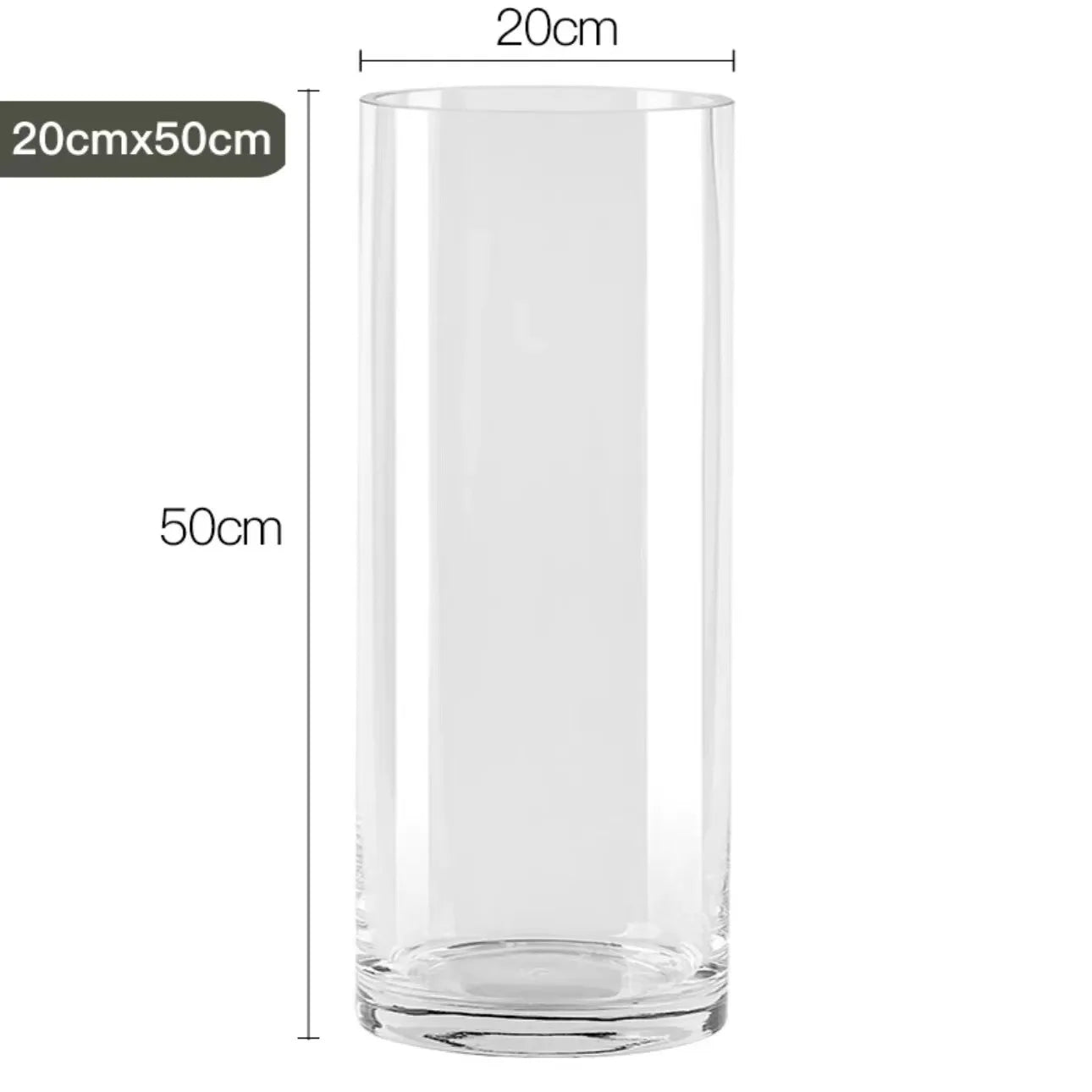 Acrylic Flower Vase Transparent Decorative