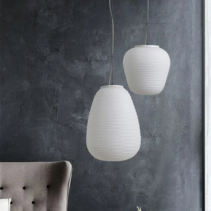 DecorBites™ Glass Cocoon Pendant Light for Kitchen Dining Table, E27 LED Hanging Lamp